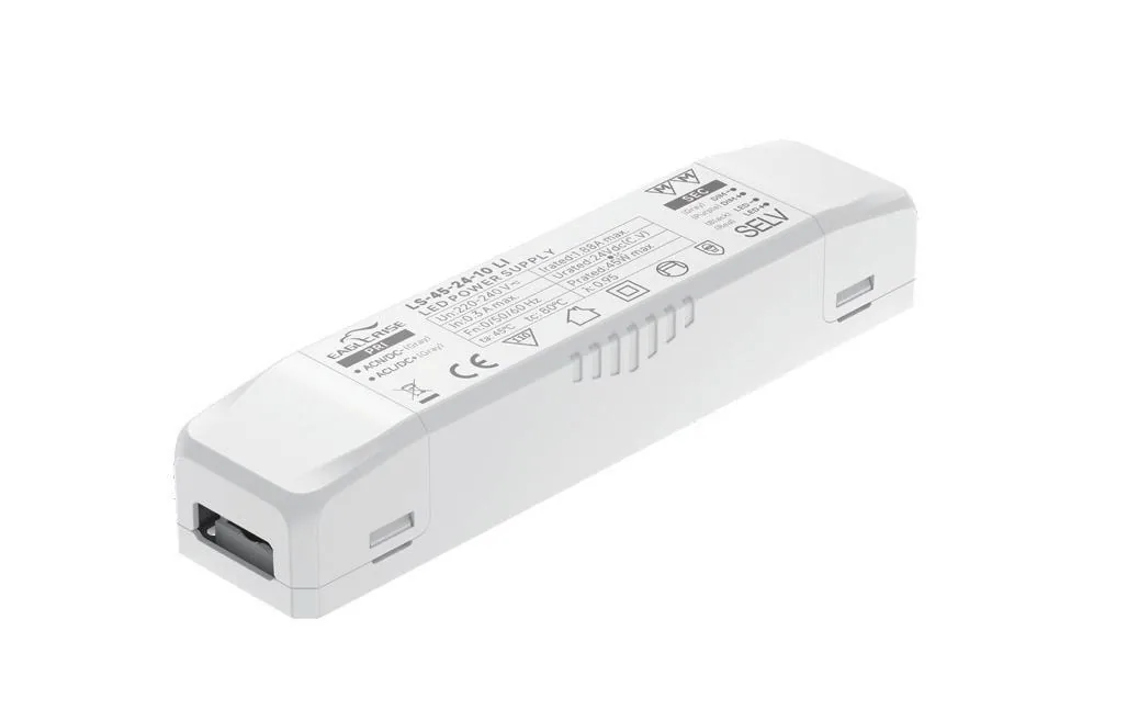 Eaglerise LS 0-10V dimmable constant voltage LED driver, 24V output